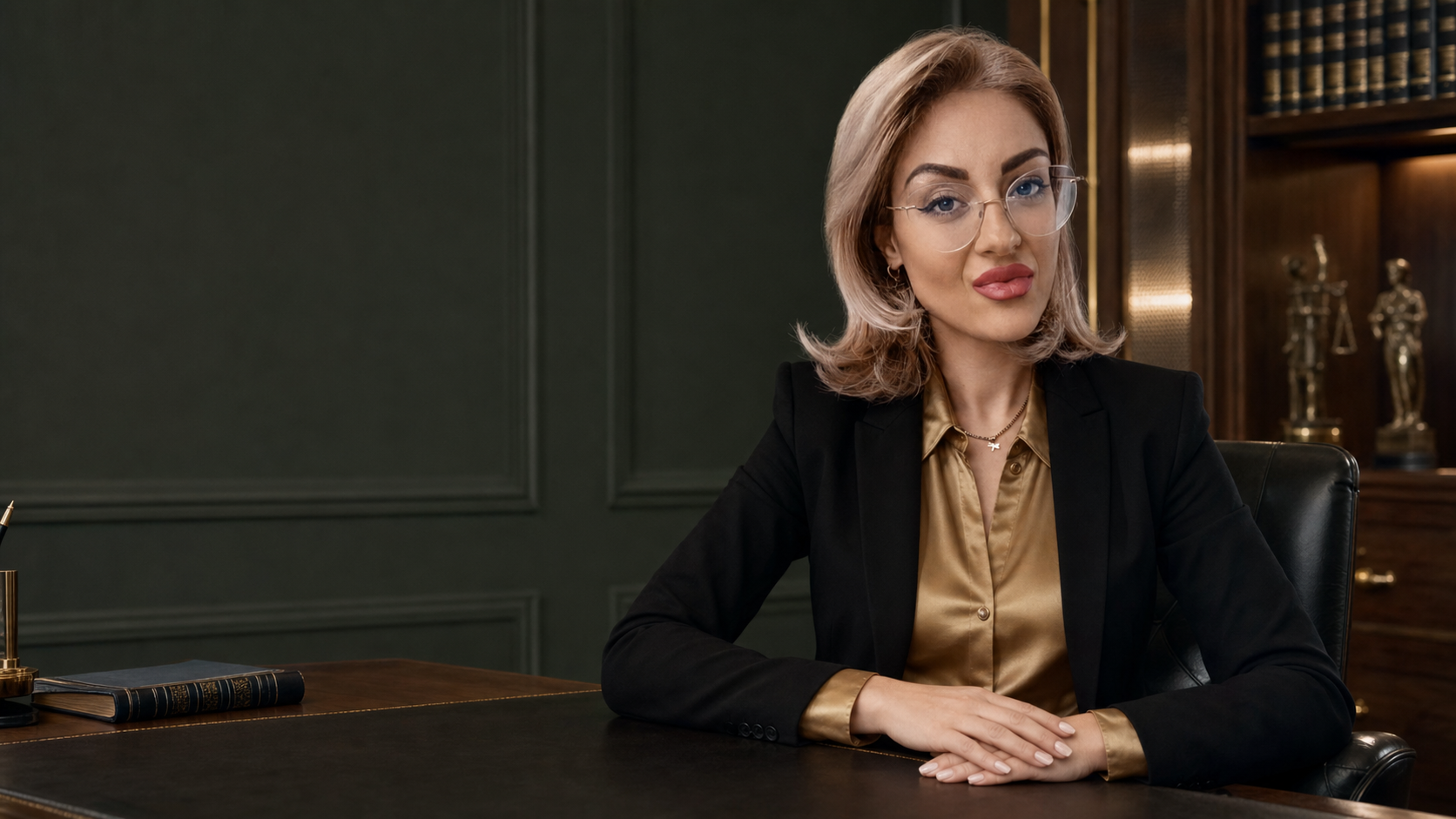 Rechtsanwältin Katerina Atanasova in professioneller Umgebung